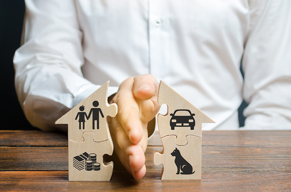 divorce assets split